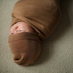 Yarnami by Poofi Zestaw merino Cozy dla niemowlaka cynamonowy