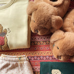 Konges Slojd Kapcie dziecięce Sausage Dog Chicory Coffee