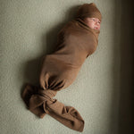 Yarnami by Poofi Zestaw merino Cozy dla niemowlaka cynamonowy