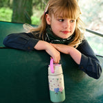 The Cotton Cloud Bidon dziecięcy ze stali nierdzewnej Dancing Hearts 420ml