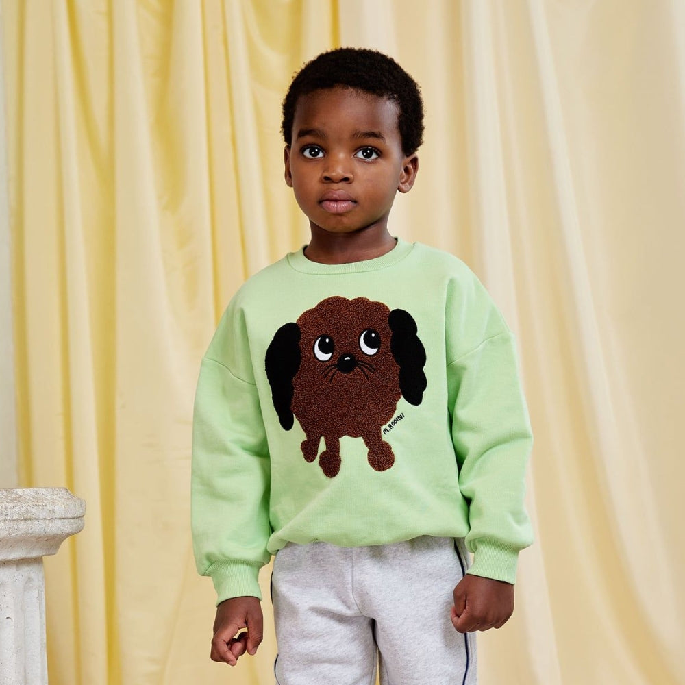 Mini Rodini Bluza dziecięca Doggie Green