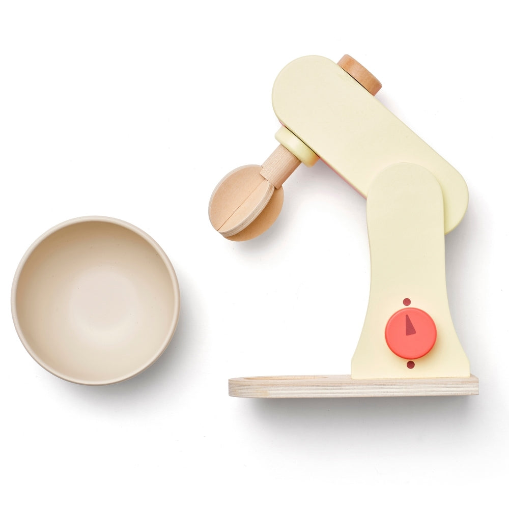 Kid’s Concept Drewniany mikser stojący żółty