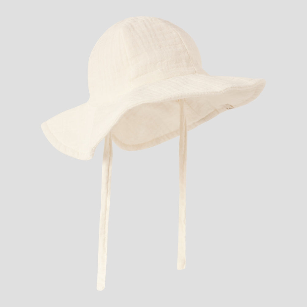 Lil’ Atelier Kapelusz niemowlęcy dla dziewczynki Coconut Milk NBNFOLLY