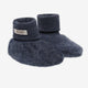 Huttelihut Buciki niemowlęce z polaru z wełny merino Ombre Blue Melange