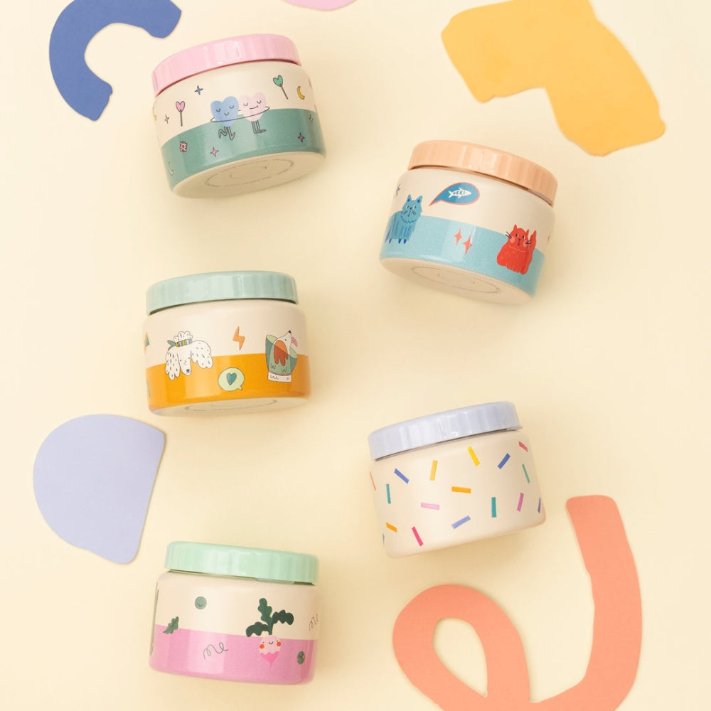 The Cotton Cloud Termos obiadowy dla dzieci Dancing Hearts 350ml