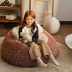 Wigiwama Pufa dziecięca miękka Yeti Beanbag Blush