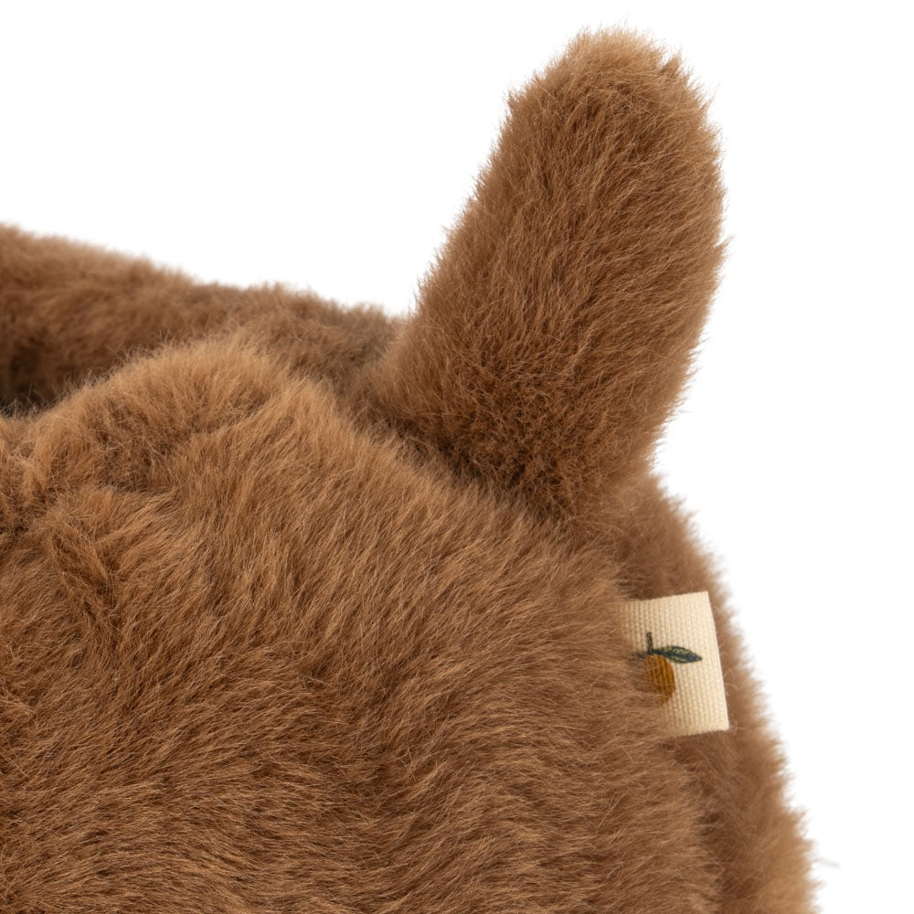 Konges Slojd Kapcie dziecięce Sausage Dog Chicory Coffee