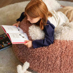 Wigiwama Pufa dziecięca miękka Yeti Beanbag Blush