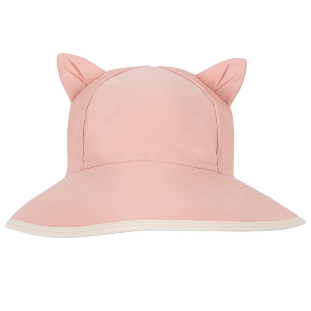 Konges Slojd Kapelusz przeciwsłoneczny dla dziewczynki Kitty Powder Pink