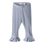 Lil’ Atelier Spodnie niemowlęce dla dziewczynki Zen Blue NBFTANSY