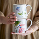 Bloomingville Kubki z kamionki Camilla multi zestaw 2 sztuk