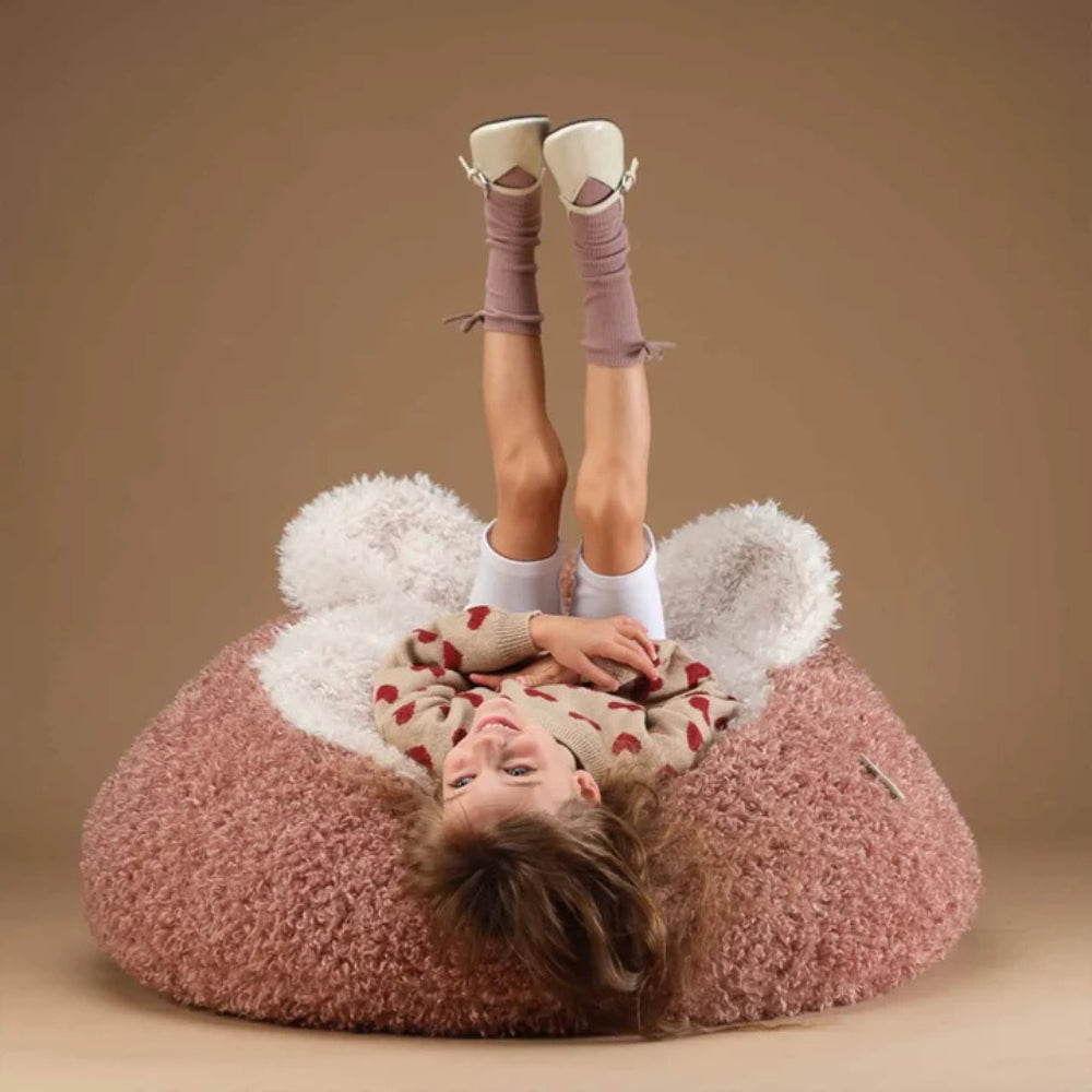 Wigiwama Pufa dziecięca miękka Yeti Beanbag Blush