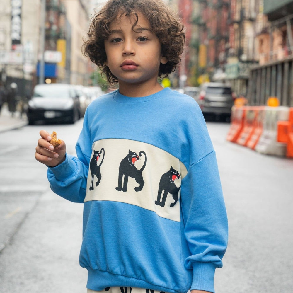 Mini Rodini Bluza dziecięca Panther Blue