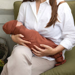 Yarnami by Poofi Zestaw merino Cozy dla niemowlaka terrakota