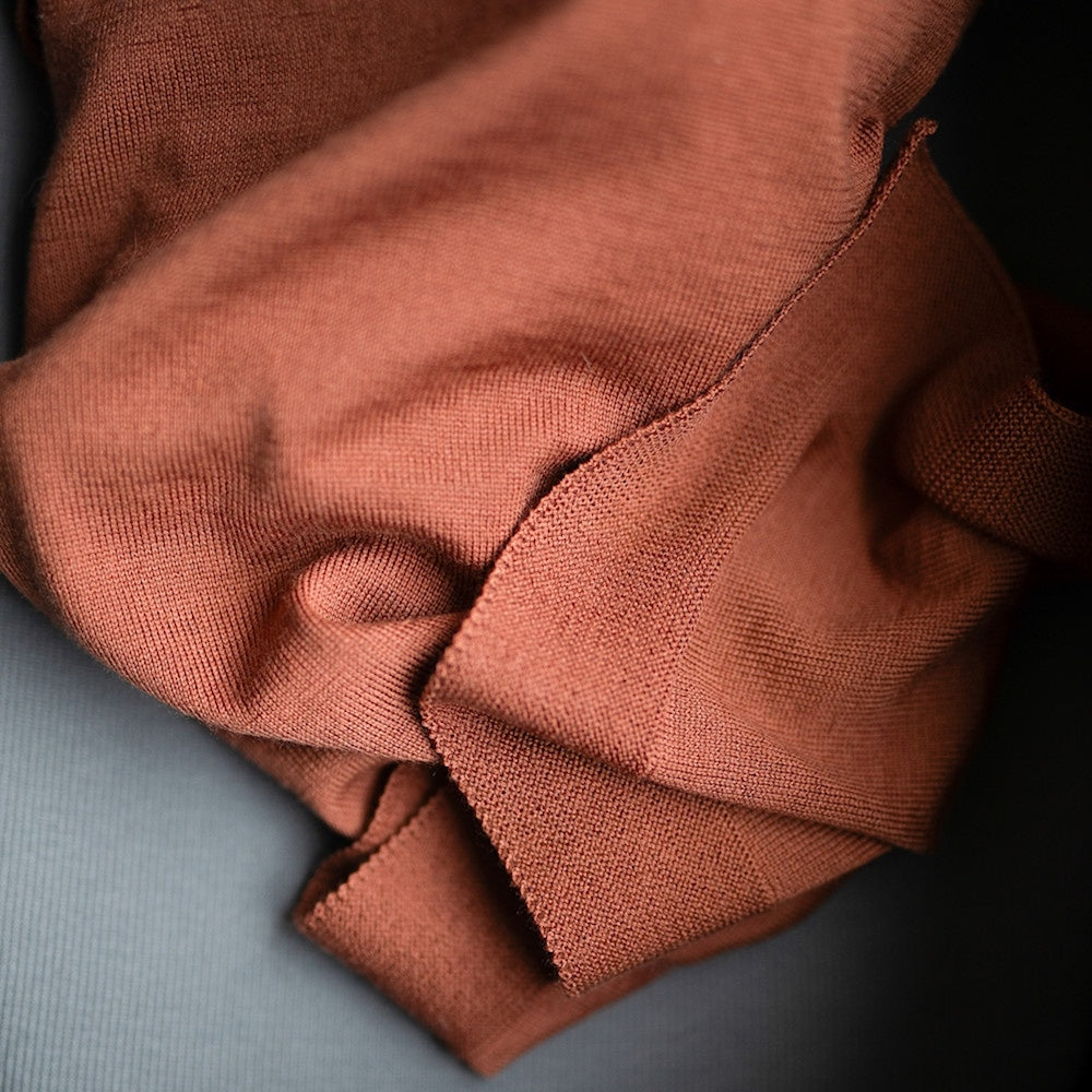 Yarnami by Poofi Zestaw merino Cozy dla niemowlaka terrakota