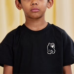Mini Rodini Koszulka dziecięca Panther Patch ss Black