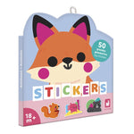 Janod Duże naklejki 50 szt Zwierzęta 18m+