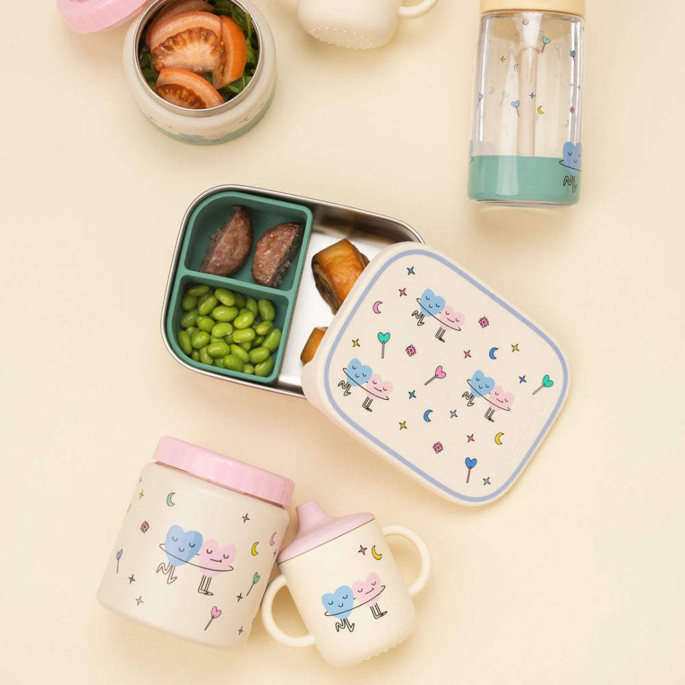 The Cotton Cloud Termos obiadowy dla dzieci Dancing Hearts 350ml