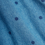 Mini Rodini Szorty dziecięce dżinsowe Dotted Blue