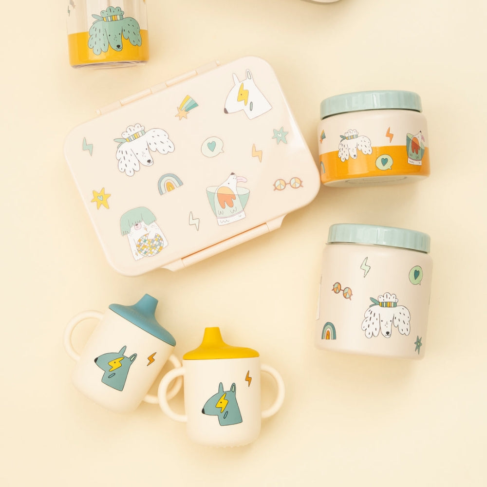 The Cotton Cloud Termos obiadowy dla dzieci Funky Dogs 350ml