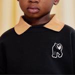 Mini Rodini Bluza dziecięca Panther Patch Black