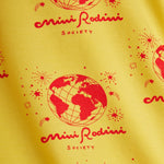 Mini Rodini Sukienka dla dziewczynki Society Yellow