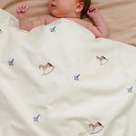 Cam Cam Copenhagen Haftowane poszewki na pościel dziecięcą 70x100 Vintage Toys