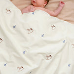 Cam Cam Copenhagen Haftowane poszewki na pościel dziecięcą 70x100 Vintage Toys