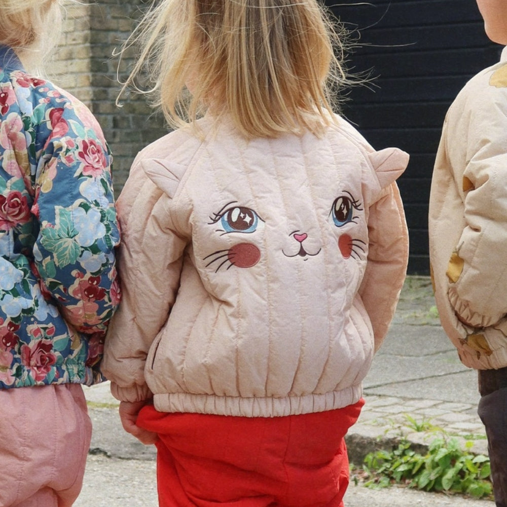 Konges Slojd Kurtka dla dziewczynki bomberka Juno Kitty Cameo Rose