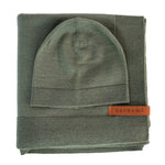 Yarnami by Poofi Zestaw merino Cozy dla niemowlaka oliwkowy