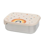The Cotton Cloud Lunchbox dziecięcy ze stali nierdzewnej z wyjmowanymi przegrodami Rainbow