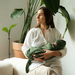 Yarnami by Poofi Zestaw merino Cozy dla niemowlaka oliwkowy