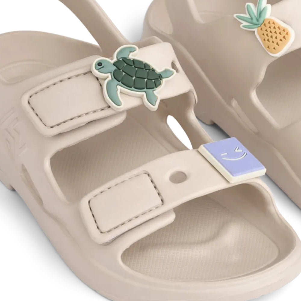 Liewood Sandały dziecięce z przypinkami Lilo Sandy