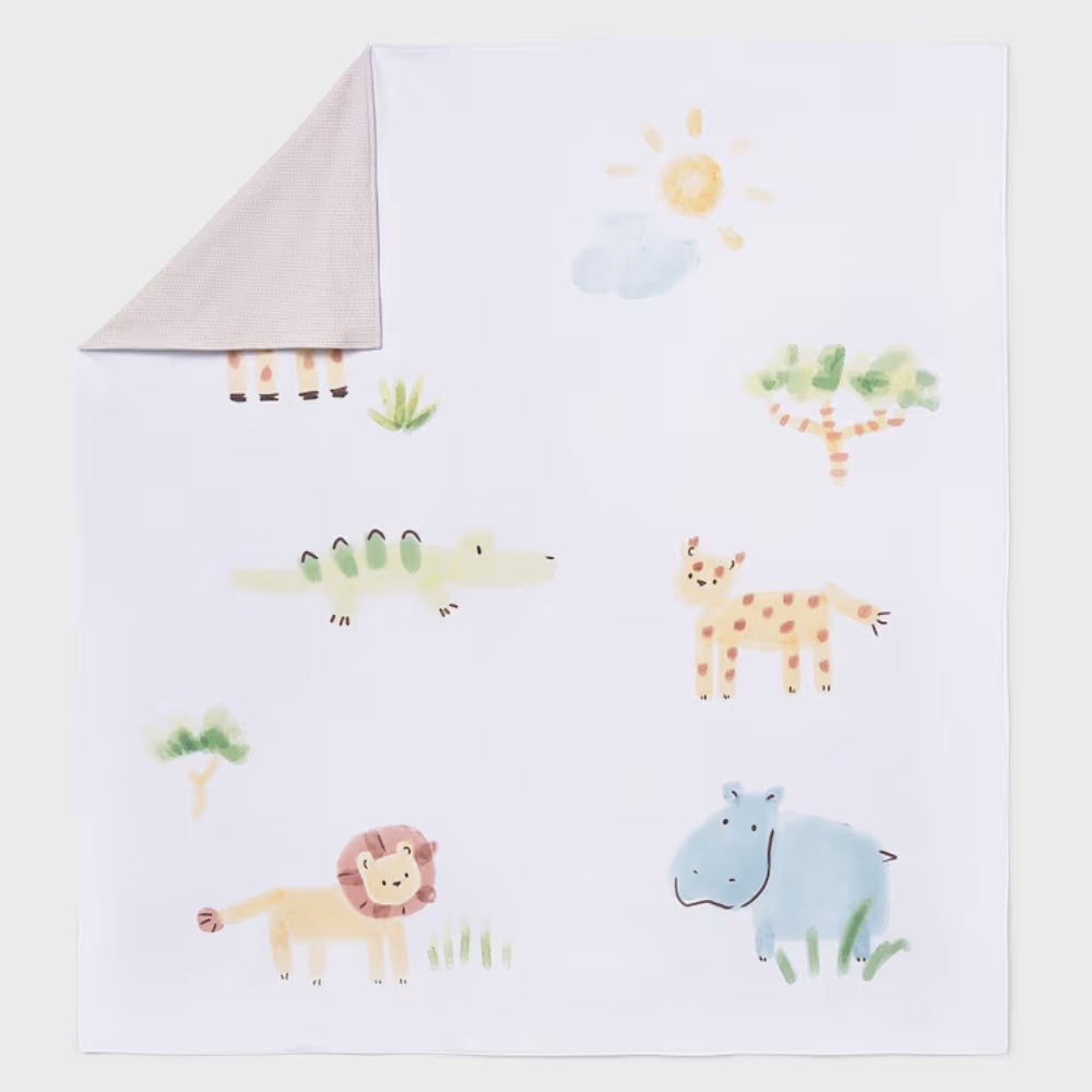 Mayoral Kocyk bawełniany dla niemowlaka Hazelnut