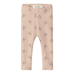 Lil’ Atelier Legginsy niemowlęce Novelle Peach Flower