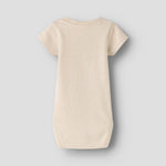 Lil’ Atelier Body niemowlęce chłopięce slim Oxford Tan NBMFENG