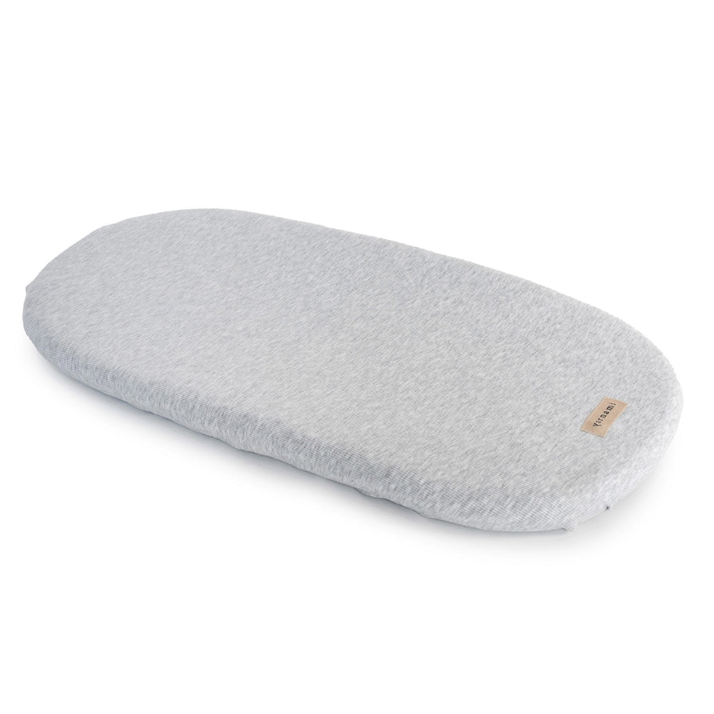 Yarnami by Poofi Prześcieradło do wózka 35x75cm Melanżowy szary