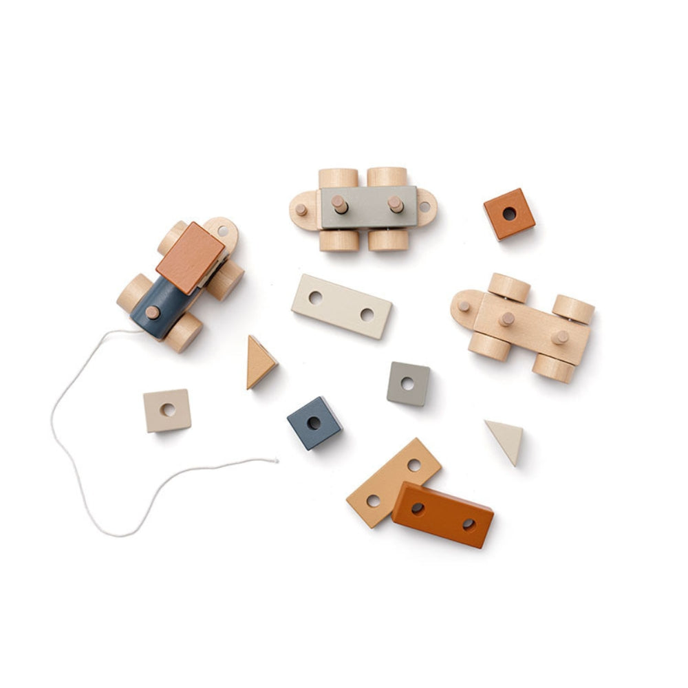 Kid’s Concept Drewniany pociąg do ciągnięcia