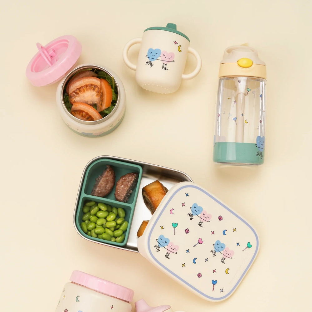 The Cotton Cloud Bidon dziecięcy trytanowy Dancing Hearts 480ml