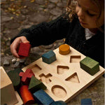 Wooden Story Drewniana Układanka dla dzieci do sortowania kształtów