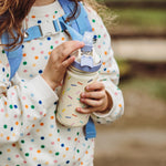 The Cotton Cloud Bidon dziecięcy ze stali nierdzewnej Confetti 420ml