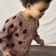 Lil' Atelier Sweter rozpinany dla niemowląt Regular Fit Misty Rose NBFLULIO