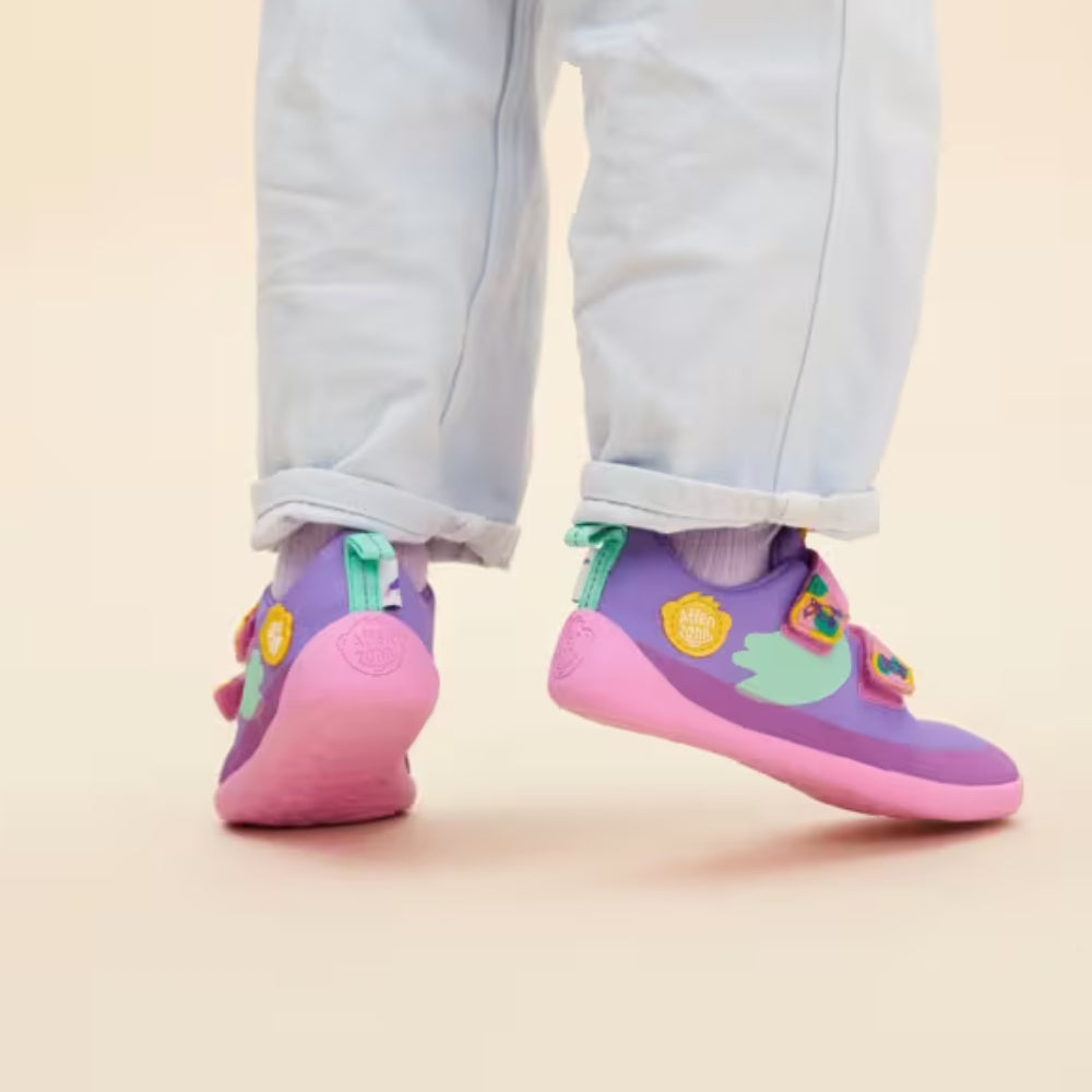 Affenzahn Barefoot buty dla dzieci bawełniane Lucky Creative Toucan