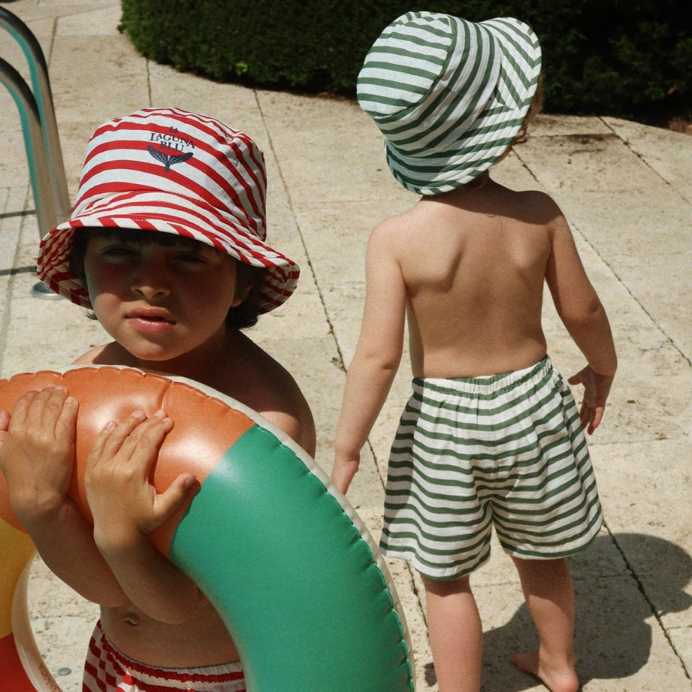 Konges Slojd Kapelusz dziecięcy przeciwsłoneczny Asnou Stripe Verti
