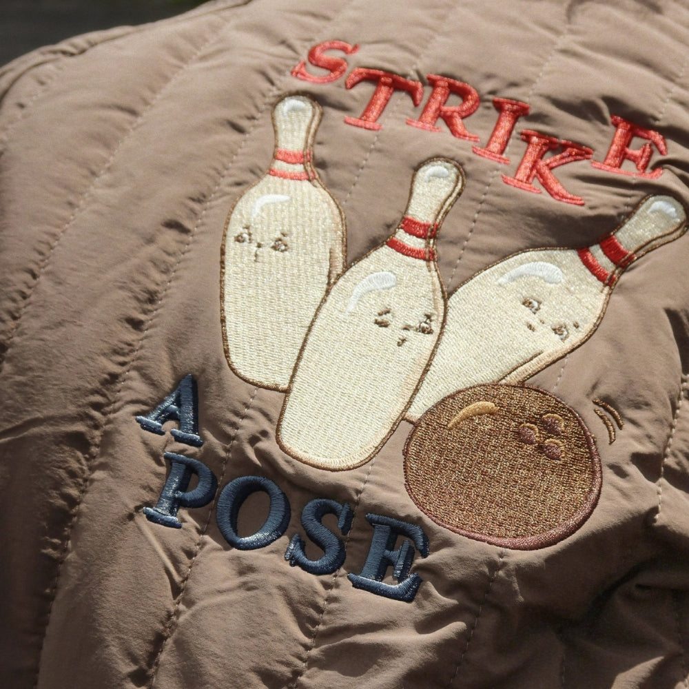 Konges Slojd Kurtka bomberka dla chłopca Juno Walnut