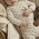 Lil' Atelier body niemowlęce slim z długim rękawem Turtledove Ladybug NBNLAGO