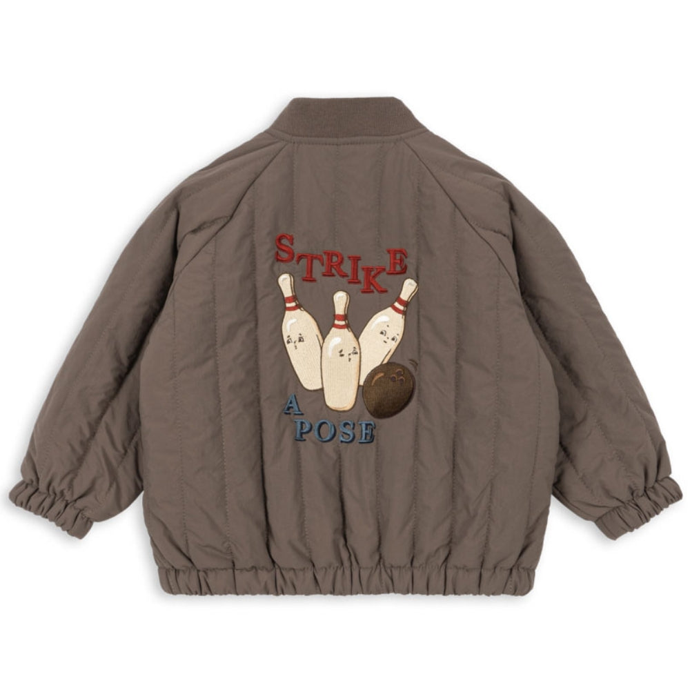 Konges Slojd Kurtka bomberka dla chłopca Juno Walnut