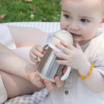 Beaba Bidon termiczny dla dzieci niekapek ze słomką 250 ml Clay Earth