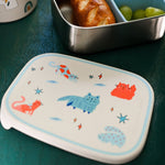 The Cotton Cloud Lunchbox dziecięcy ze stali nierdzewnej z wyjmowanymi przegrodami Meowtiful Cats