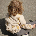 Konges Slojd Kurtka dziecięca bomberka Juno Printed Mon Grand Citron